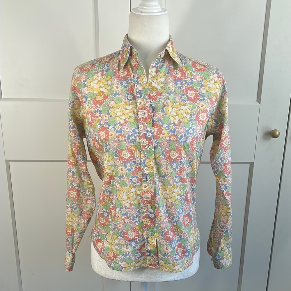 Maus & Hoffman Liberty of London Pattern Button Down | Small